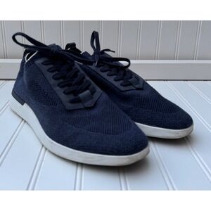 Wolf & Shepherd SwiftKnit Derby Navy Blue Mens Sneakers Size 9 Made in Portugal